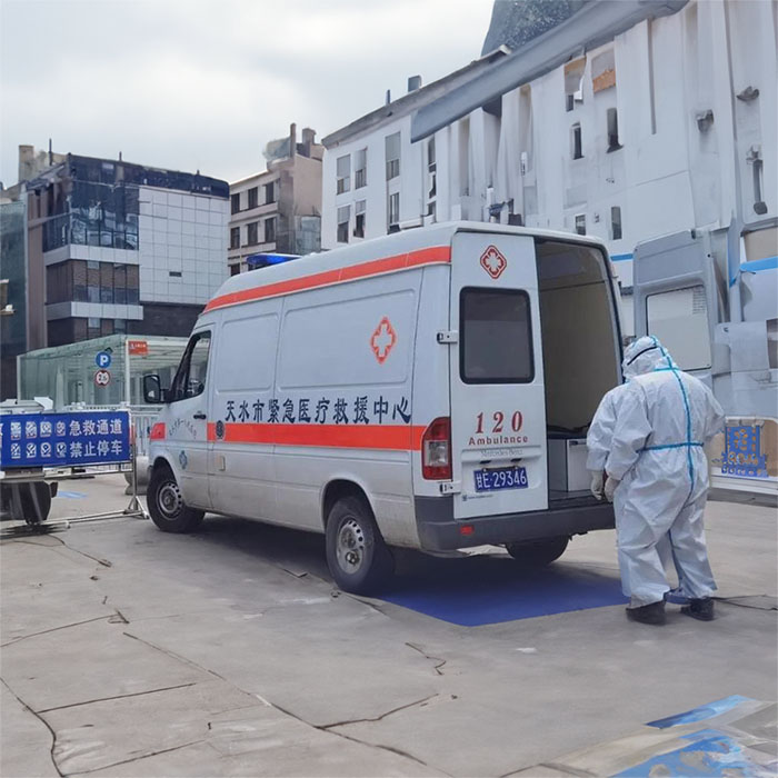 青海省第四人民医院(青海省传染病医院)私人救护车租赁到安徽安庆有哪些救护车出租公司