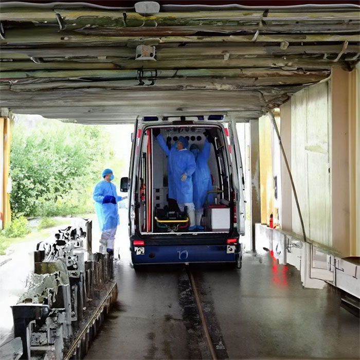 西宁润华皮肤病医院出租急救车护送到西藏山南救护车如何收费出租