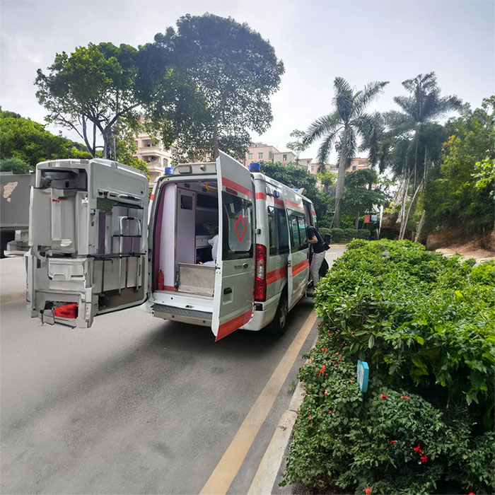 青海省精神卫生防治院租私人救护车转院到广东揭阳长途救护车出租哪个品牌好